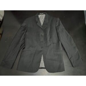 The Tailored Sportsman English Riding Habits Women's Black Blazer sz 10 MI Italy